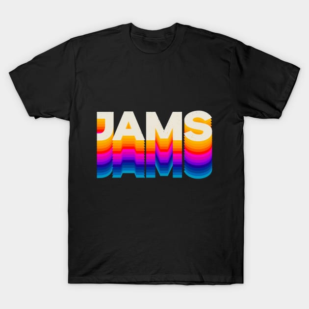 4 Letter Words - Jams T-Shirt by DanielLiamGill